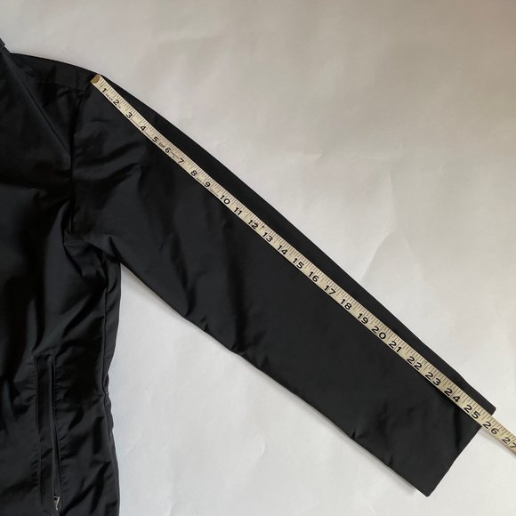Theory black zip front jacket size large - Picture 4 of 15